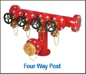 Four way post