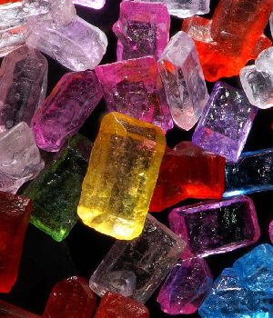 Colored Sugar Crystals