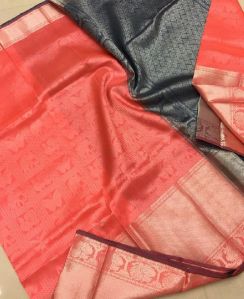 Pure Handloom Designer Kanchi Pattu Sarees