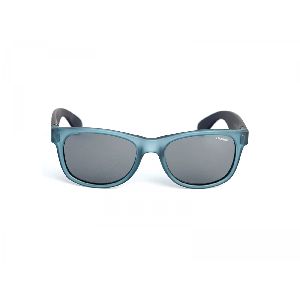 Blue/Dark Blue Rectangle Kids Sunglasses