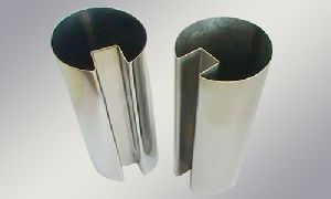 Stainless Steel Oval Single Slot Pipes
