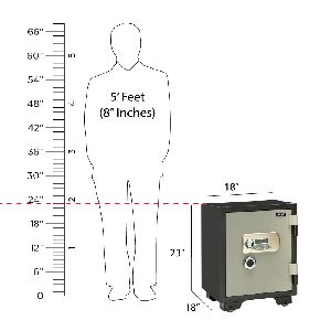 FIRE WARRIOR 55 Security Safes