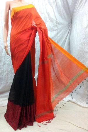 Handloom Silk Cotton MAHAPAR Saree