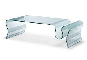 stair case bend glass