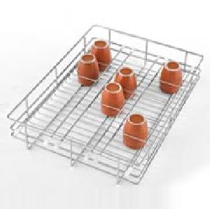 SS Kitchen Glass Baskets