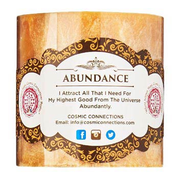 3 X 3 Inch Abundance Scented Natural Palm Wax Candles