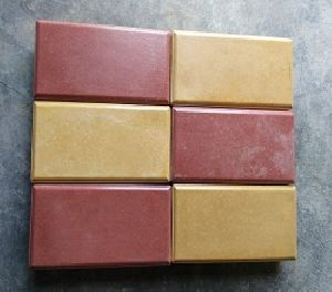 Glossy Finish Brick Paver Block