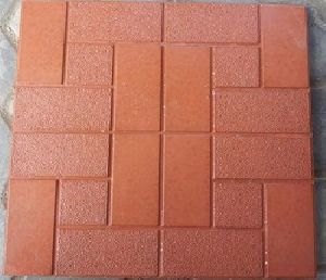 Glossy Finish Marmura Red Parking Tile