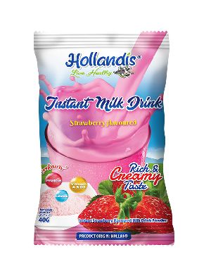 Instant Strawberry Milk Powder