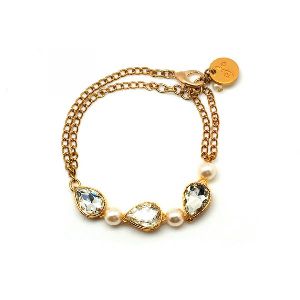 Stone Pearl Bracelet