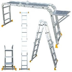 Multi-Purpose folding ladder c/w platform