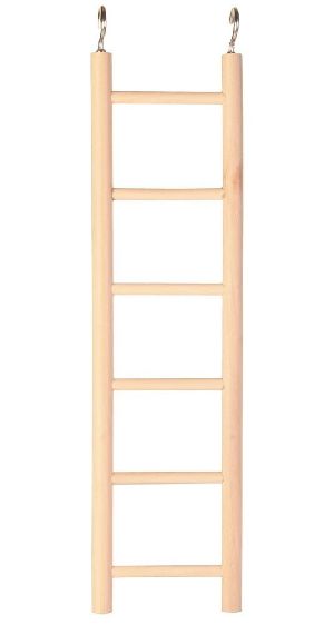 Wooden Ladder with Seven Rugs