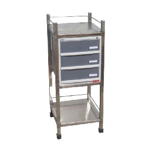 MEDICINE TROLLEY WITH ABS DRAWER