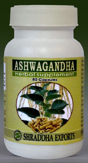 ASHWAGANDHA CAPSULES (Withania somnifera roots powder capsules)