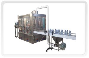 automatic rinsing filling capping machine