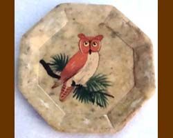 SOAP STONE HAND PAINTED COASTERS
