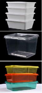 PLASTIC Rectangular Food Containers