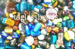 Mixed Silver Foil Small Beads