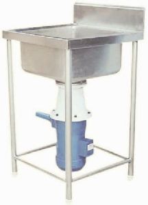 Single Sink Unit With Garbage Crusher