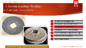 chrome leather washer
