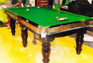 Steel Plated Pool Table