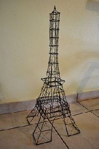 Iron Eiffel Tower Sculpture