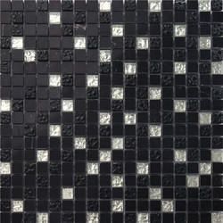 Black Glass Mosaic Tile