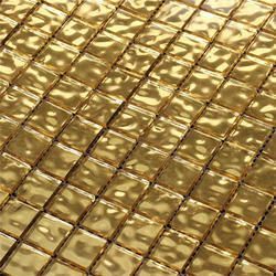 Golden Glass Mosaic Tile