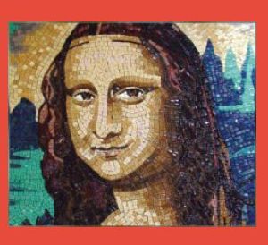 Master Hand Cut Mona Lisa Mosaic Tile
