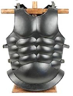 Medieval Knight Steel Body Armor Roman Muscle Chest Plates
