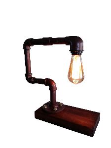 Table Lamp Ext Shower Wood Base (AEL41)