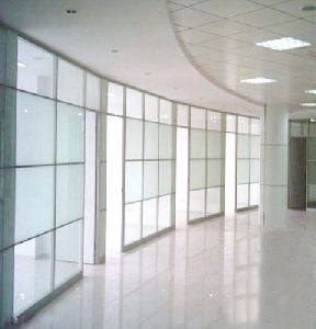 Aluminium Glass Frame Interior Structural Glazing Fitting System.