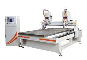 CNC Router Double Spindle Turning Machine