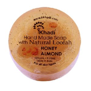 Honey almond loofha soap