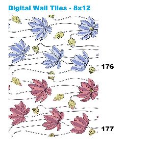 glazed wall tiles flower tiles  176
