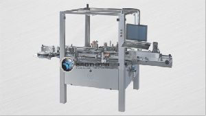 Automatic Wet Glue And Sticker Labelling Combine Machine