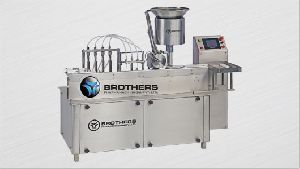 Injectable Volumetric Liquid Vial Filling And Rubber Stoppering Machine
