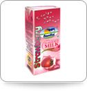 strawberry flavoured milk