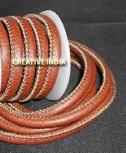 Stitched Round Nappa Leather Cords