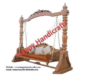 Indian royal wooden swing