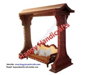 Indian wooden royal swing