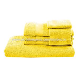 White bath towel for hotels
