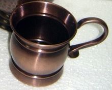 Solid Copper Metal Moscow Mule Mug