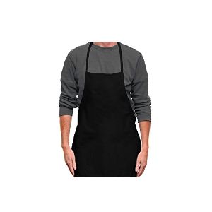 Black Massage Apron for Spa Workers and Masseurs