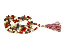 108 Beads 9 Gems Energized Knotted Mala Necklace