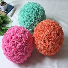Artificial foam Flowers rose ball hanging -Plastic Foam