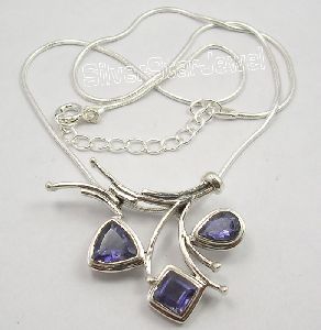 IOLITE DESIGNER AMAZING New Necklace