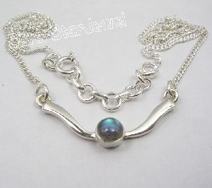 LABRADORITE ADJUSTABLE Chain Necklace