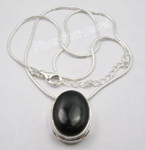 ONYX 2-in-1 SNAKE CHAIN New Pendant Necklace