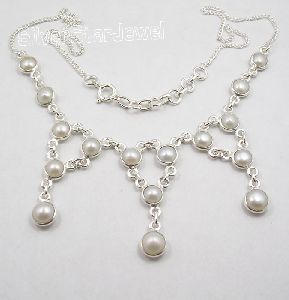 PEARL LARGE HANDMADE Necklace
